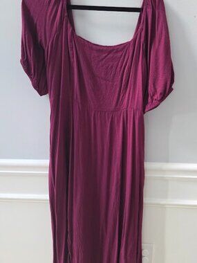 Burgundy Dress